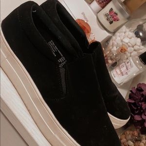 black slip on shoes